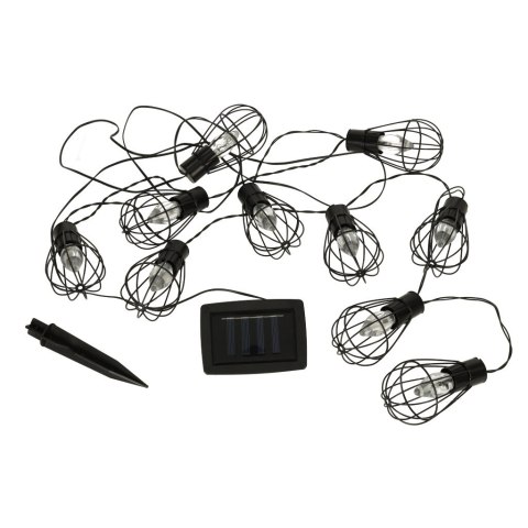 Lampki ogrodowe solarne żarówki girlanda loft 10LED Kik Sp. z o. o. Sp. k.