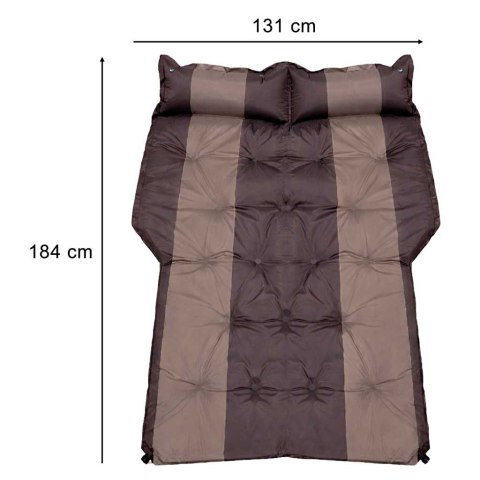 Materac dmuchany do spania łóżko do samochodu dwuosobowe 184x131cm Kik Sp. z o. o. Sp. k.