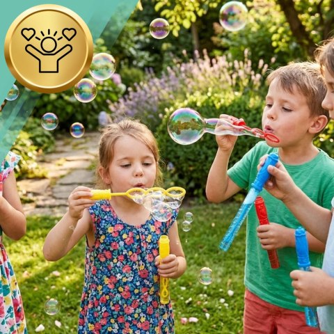 BAŃKI MYDLANE ZESTAW DO BANIEK MYDLANYCH DUŻE BAŃKI DLA DZIECI MIECZ 3 SZT