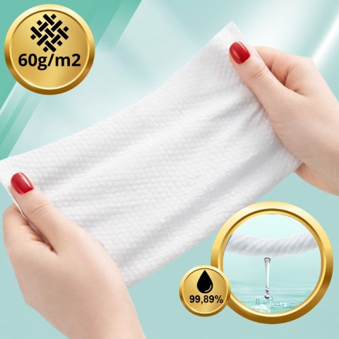 NICEKIDS Chusteczki nawilżane BABY AQUA Cloths 99,89% wody 1x80 szt