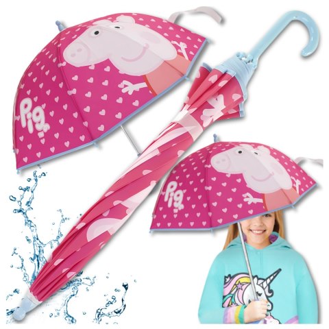 PARASOL PRZECIWDESZCZOWY DLA DZIECI PEPPA PIG ŚWINKA PEPPA