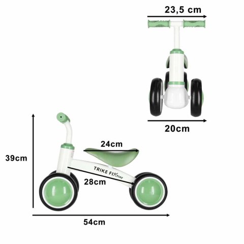 Rowerek biegowy Trike Fix Tiny V2 rower jeździk zielony Kik Sp. z o. o. Sp. k.