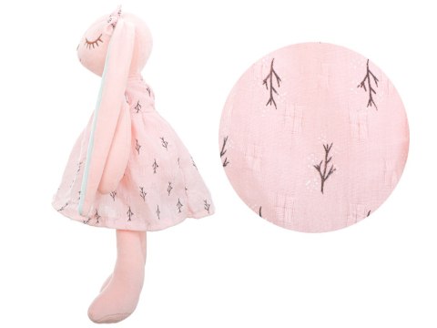 Maskotka pluszowa królik różowy 35cm Kik Sp. z o. o. Sp. k.
