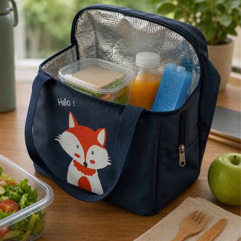 Torba termiczna na lunch jedzenie śniadaniowa izolacyjna lis pomarańczowy Kik Sp. z o. o. Sp. k.