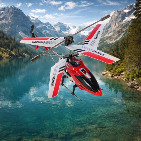Helikopter zdalnie sterowany na pilota RC SYMA S107G czerwony Kik Sp. z o. o. Sp. k.