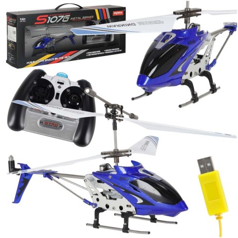 Helikopter zdalnie sterowany na pilota RC SYMA S107G niebieski Kik Sp. z o. o. Sp. k.