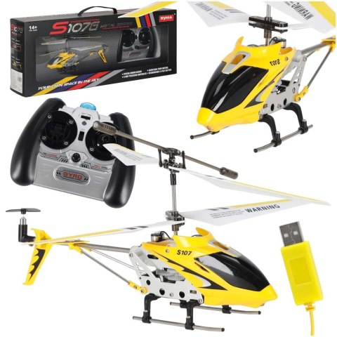Helikopter zdalnie sterowany na pilota RC SYMA S107G żółty Kik Sp. z o. o. Sp. k.