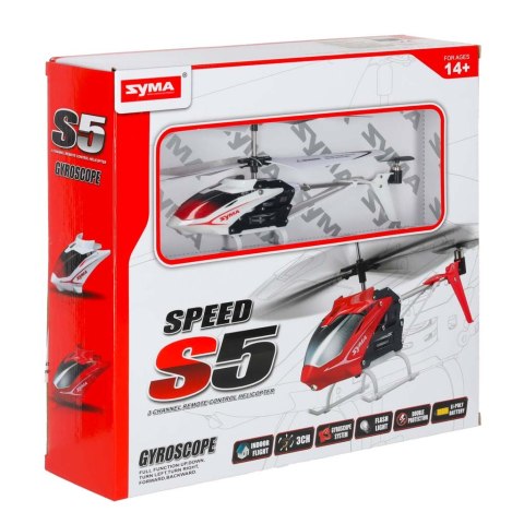 Helikopter zdalnie sterowany na pilota RC SYMA S5 3CH biały Kik Sp. z o. o. Sp. k.