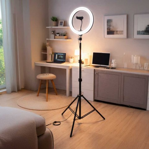 Lampa pierścieniowa 60W RING LED selfie makijaż Kik Sp. z o. o. Sp. k.