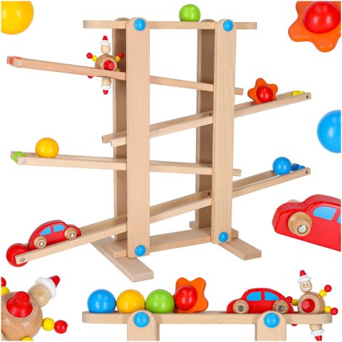 Tor kulkowy drewniany kulodrom montessori XXL Kik Sp. z o. o. Sp. k.