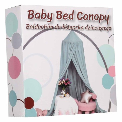 Baldachim dziecięcy nad łóżeczko kurtyna namiot tipi wiszący beżowy Kik Sp. z o. o. Sp. k.