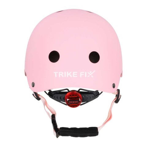 Kask rowerowy dla dziecka Trike Fix dziecięcy regulowany LED S 48-54cm różowy Kik Sp. z o. o. Sp. k.