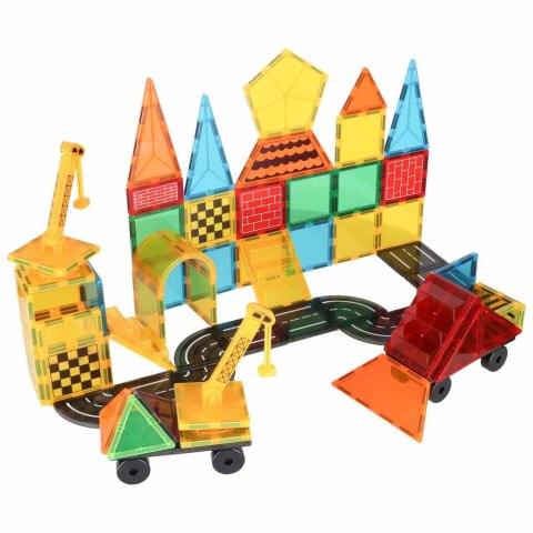 Klocki magnetyczne konstrukcyjne 3D budowa 90 elementów Kik Sp. z o. o. Sp. k.
