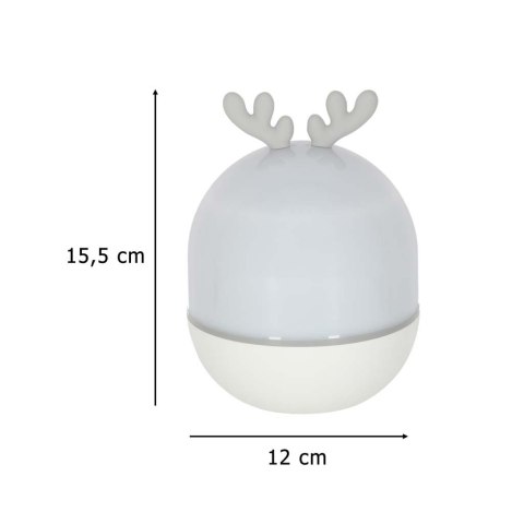 Lampka nocna projektor gwiazd LED USB obrotowy 6 motywów pilot jelonek Kik Sp. z o. o. Sp. k.