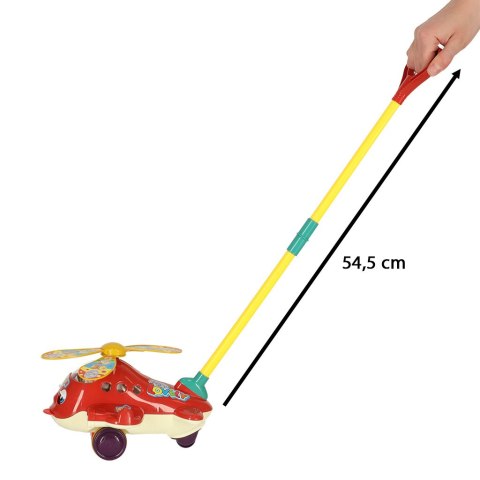 Pchacz na kiju samolot helikopter z dźwiękiem Kik Sp. z o. o. Sp. k.