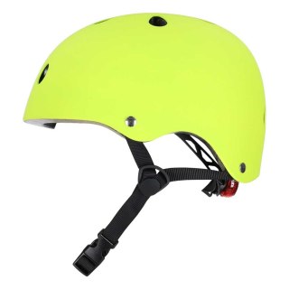 Kask rowerowy dla dziecka Trike Fix dziecięcy regulowany LED S 48-54cm zielony jasny Kik Sp. z o. o. Sp. k.