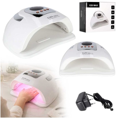 Lampa do paznokci Sun X26 UV 81 LED 380W manicure hybrydy żele Kik Sp. z o. o. Sp. k.