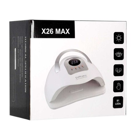 Lampa do paznokci Sun X26 UV 81 LED 380W manicure hybrydy żele Kik Sp. z o. o. Sp. k.
