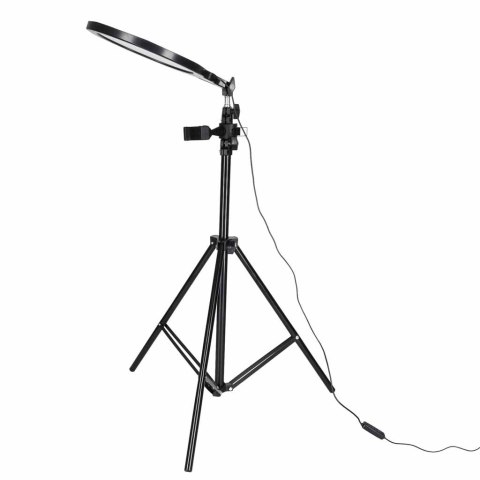 Lampa studyjna LED okrągła 3 barwy światła panel Kik Sp. z o. o. Sp. k.