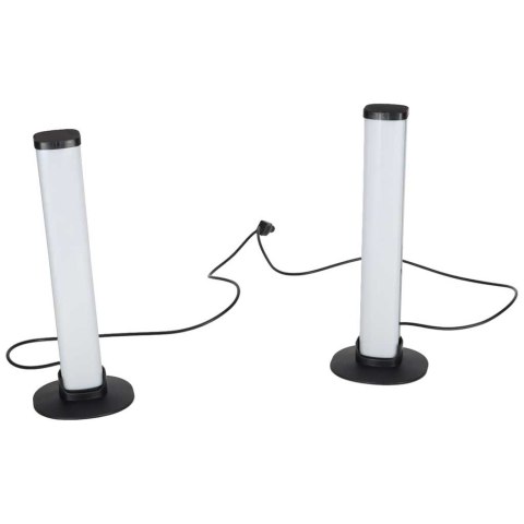 Lampka na biurko LED gamingowa RGB kolumny słupki na pilot zestaw 2 sztuki Kik Sp. z o. o. Sp. k.