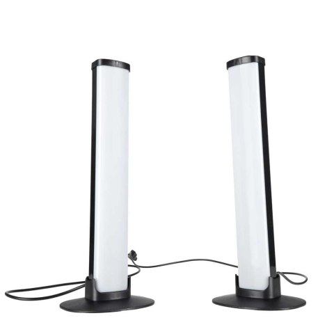 Lampka na biurko LED gamingowa RGB kolumny słupki na pilot zestaw 2 sztuki Kik Sp. z o. o. Sp. k.