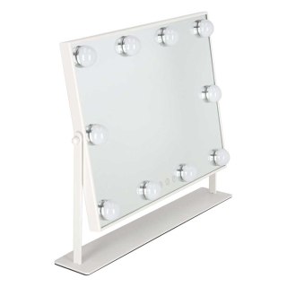 Lusterko do makijażu LED z 10 żarówkami podświetlane kosmetyczne 3 rodzaje barw Kik Sp. z o. o. Sp. k.