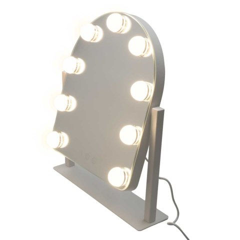 Lusterko do makijażu LED z 9 żarówkami podświetlane kosmetyczne Kik Sp. z o. o. Sp. k.