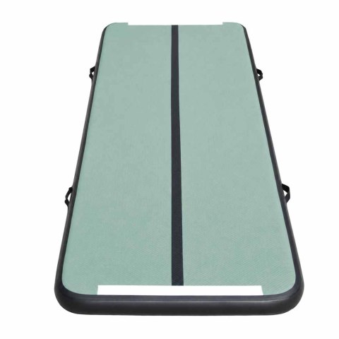 Air track materac gimnastyczny mata do ćwiczeń pompka 3m x 10cm zielona Kik Sp. z o. o. Sp. k.
