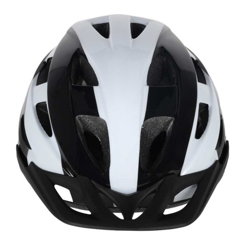 Kask rowerowy na rower RALLEX damski męski regulowany czarno-biały M 54-58cm SHANGHAI RALLEX INDUSTRIAL