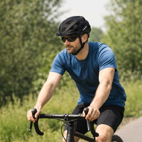 Kask rowerowy na rower RALLEX damski męski regulowany czarny M 54-58cm SHANGHAI RALLEX INDUSTRIAL