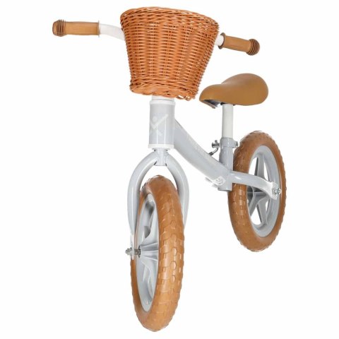 Rowerek biegowy Trike Fix Balance z koszykiem brązowy Kik Sp. z o. o. Sp. k.