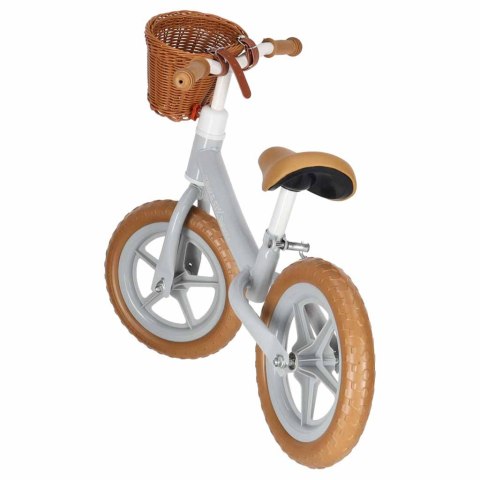 Rowerek biegowy Trike Fix Balance z koszykiem brązowy Kik Sp. z o. o. Sp. k.
