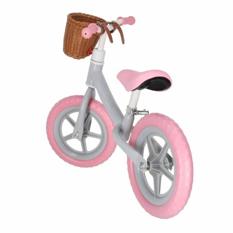 Rowerek biegowy Trike Fix Balance z koszykiem różowy Kik Sp. z o. o. Sp. k.