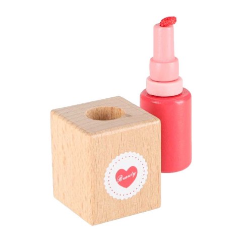 Zestaw kosmetyczny drewniany dla dziewczynki make up beauty kosmetyczka akcesoria Kik Sp. z o. o. Sp. k.