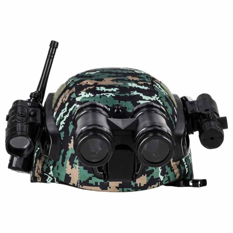 Zestaw żołnierza militarny hełm walkie talkie lornetka latarka Kik Sp. z o. o. Sp. k.