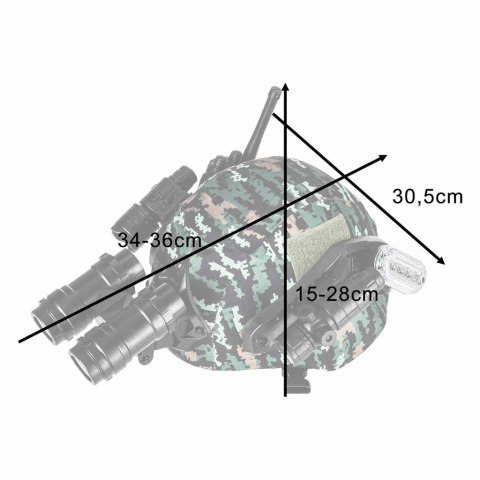 Zestaw żołnierza militarny hełm walkie talkie lornetka latarka Kik Sp. z o. o. Sp. k.