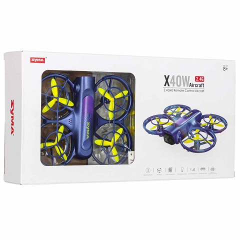 Dron RC Syma X40W FPV WiFi 2.7K HD Zawis 360° Kamera USB 6AXIS Kik Sp. z o. o. Sp. k.