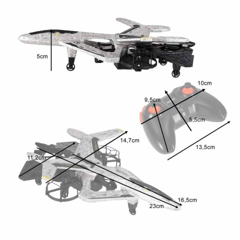 Dron RC Syma P01 LED 2.4G 360° akrobacje automatyczny start stabilizacja lotu Kik Sp. z o. o. Sp. k.