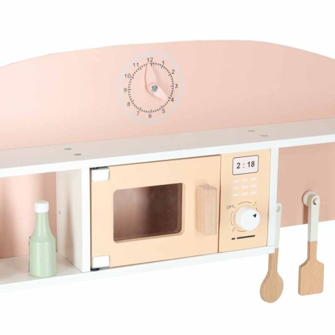 Kuchnia dla dzieci drewniana MDF MODERN CLASSIC akcesoria 81cm różowa Kik Sp. z o. o. Sp. k.