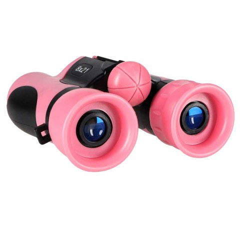 Lornetka dla dzieci do obserwacji ptaków nieba 8x 21mm HD pokrowiec różowa Kik Sp. z o. o. Sp. k.