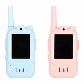 Walkie talkie krótkofalówki dla dzieci kamera funkcja wideo niebieski-różowy Kik Sp. z o. o. Sp. k.