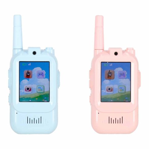 Walkie talkie krótkofalówki dla dzieci kamera funkcja wideo niebieski-różowy Kik Sp. z o. o. Sp. k.