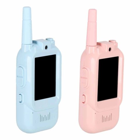 Walkie talkie krótkofalówki dla dzieci kamera funkcja wideo niebieski-różowy Kik Sp. z o. o. Sp. k.
