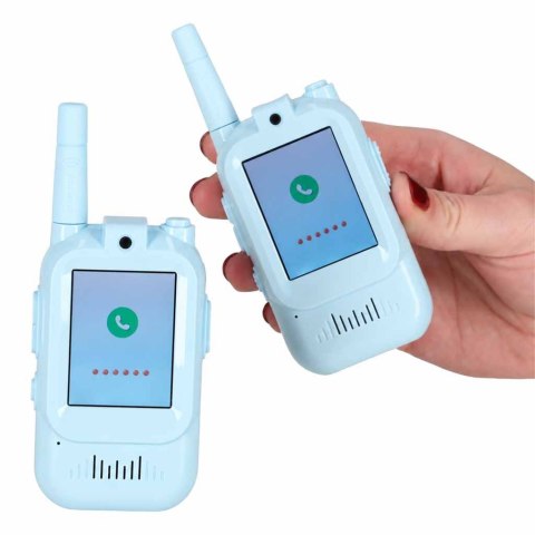 Walkie talkie krótkofalówki dla dzieci kamera funkcja wideo niebieskie Kik Sp. z o. o. Sp. k.