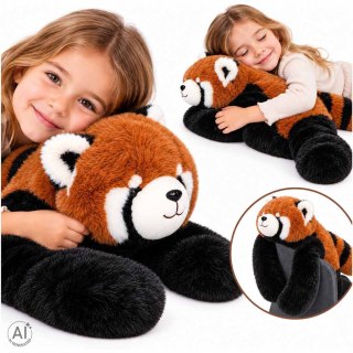 Maskotka pluszak obciążeniowy przytulanka 1,5 kg panda czerwona Kik Sp. z o. o. Sp. k.