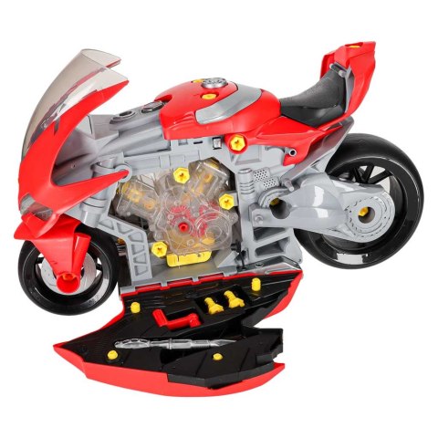 Motor motocykl interaktywny zestaw mechanika silnik do skręcania rozkręcania Kik Sp. z o. o. Sp. k.