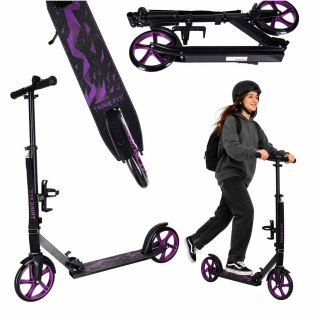 Hulajnoga miejska Trike Fix składana koła 200mm czarno-fioletowa Kik Sp. z o. o. Sp. k.