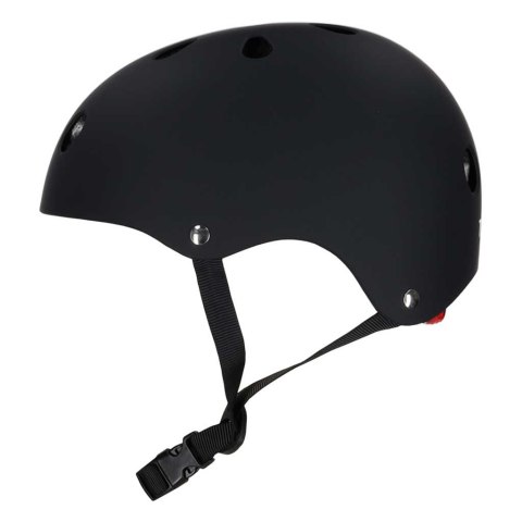 Kask rowerowy dla dziecka Trike Fix dziecięcy regulowany LED M 55-58cm czarny Kik Sp. z o. o. Sp. k.