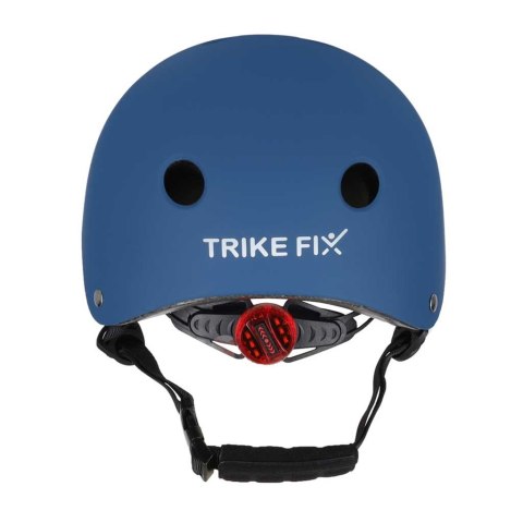Kask rowerowy dla dziecka Trike Fix dziecięcy regulowany LED S 48-54cm granatowy Kik Sp. z o. o. Sp. k.