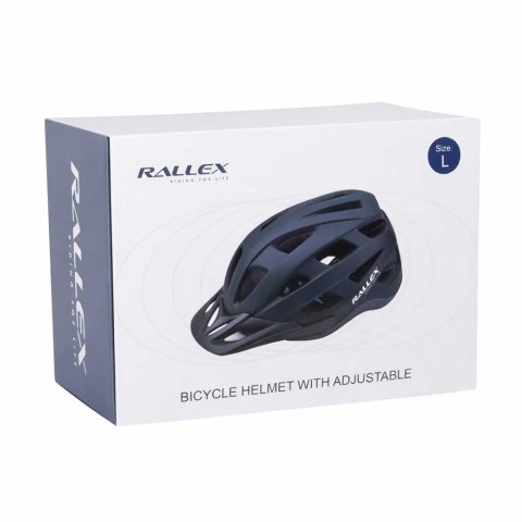 Kask rowerowy na rower RALLEX damski męski regulowany czarny L 58-62cm SHANGHAI RALLEX INDUSTRIAL
